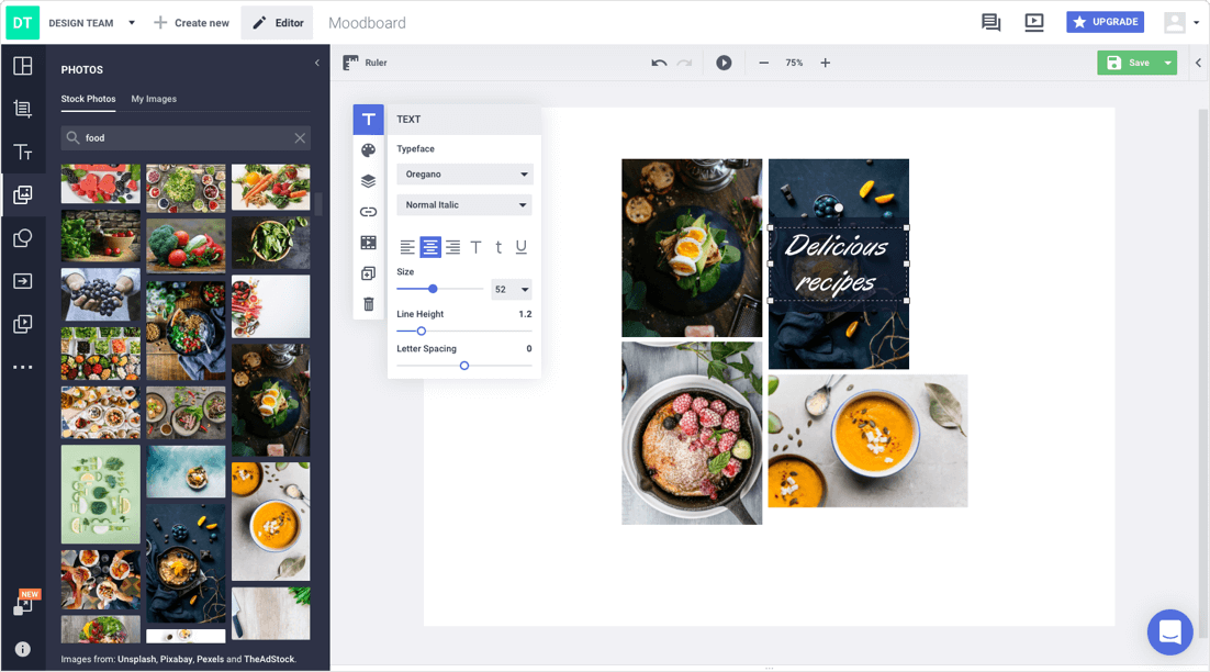 moodboard designer app