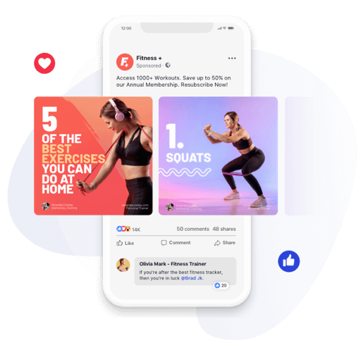 Creative Facebook Carousel Ads