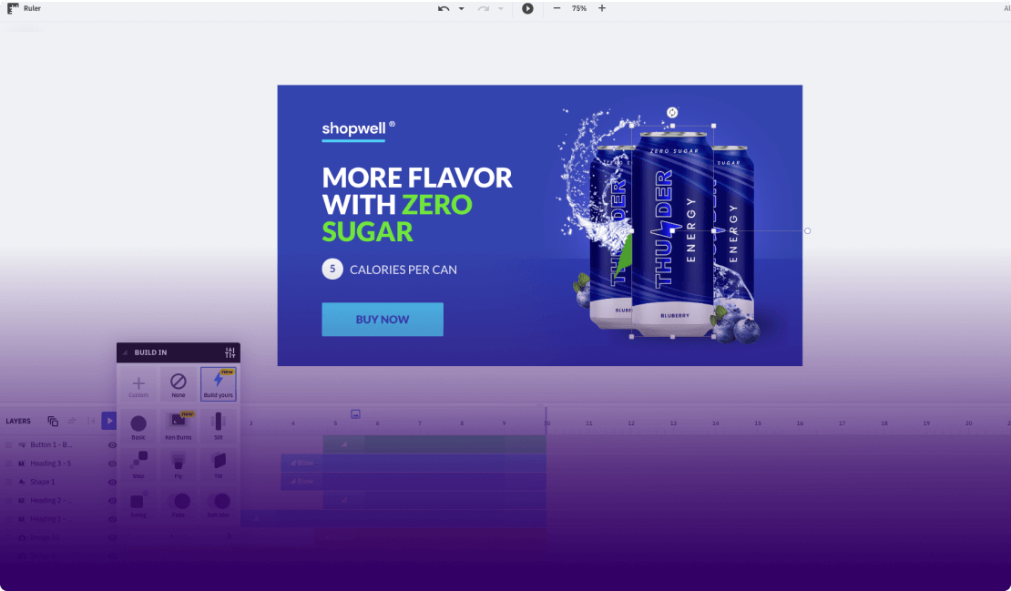 Create engaging animated ads