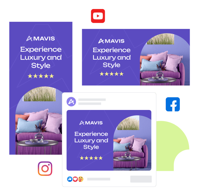 Resize banners for social media