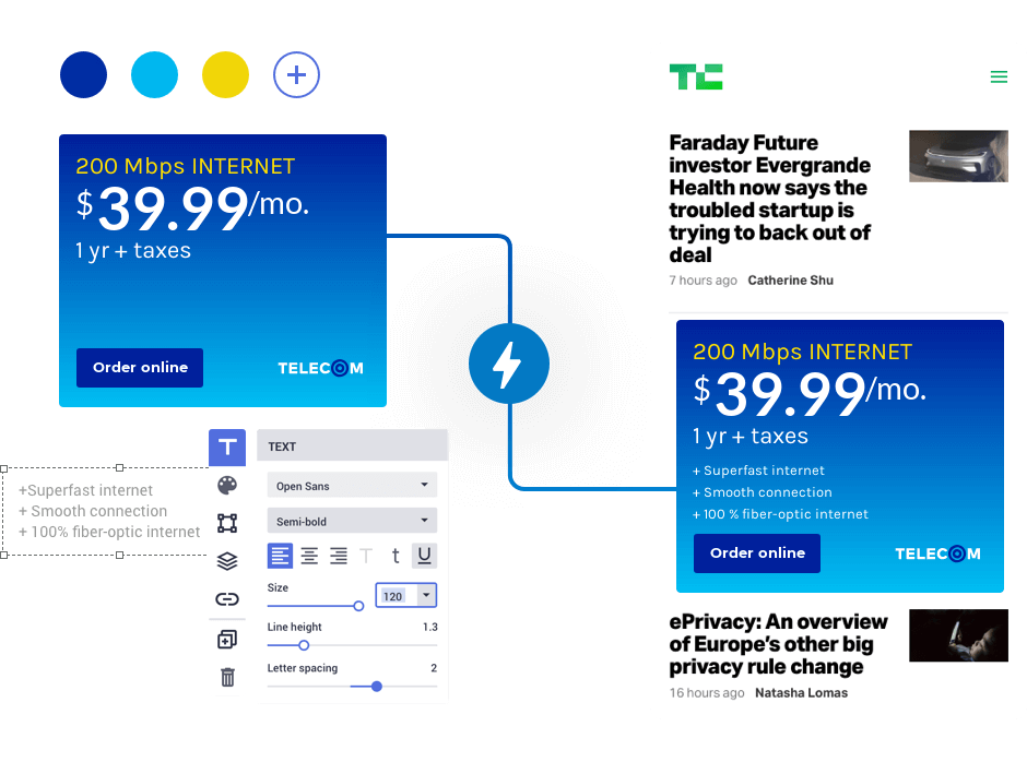 creative process for amp html banners