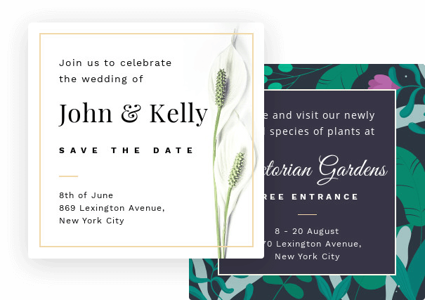 custom invitation design