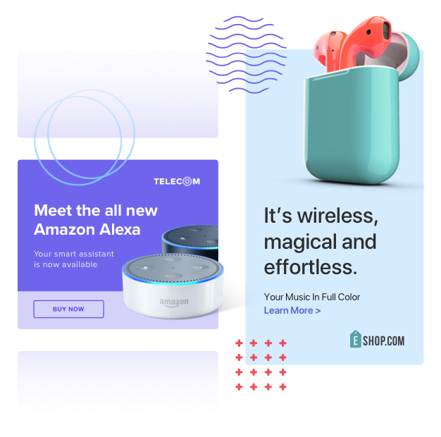 display banners artwork illustration