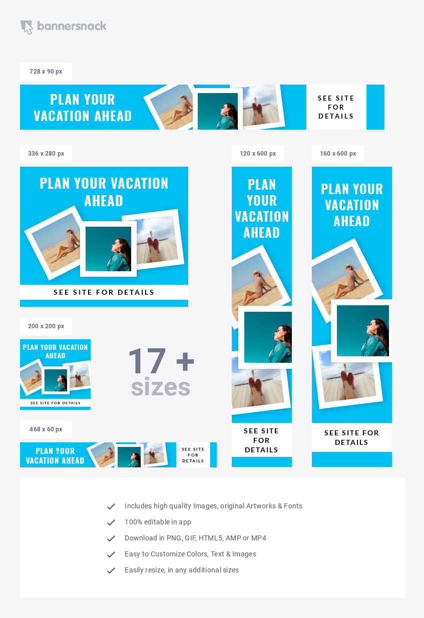 Vacation Deals Banner Template
