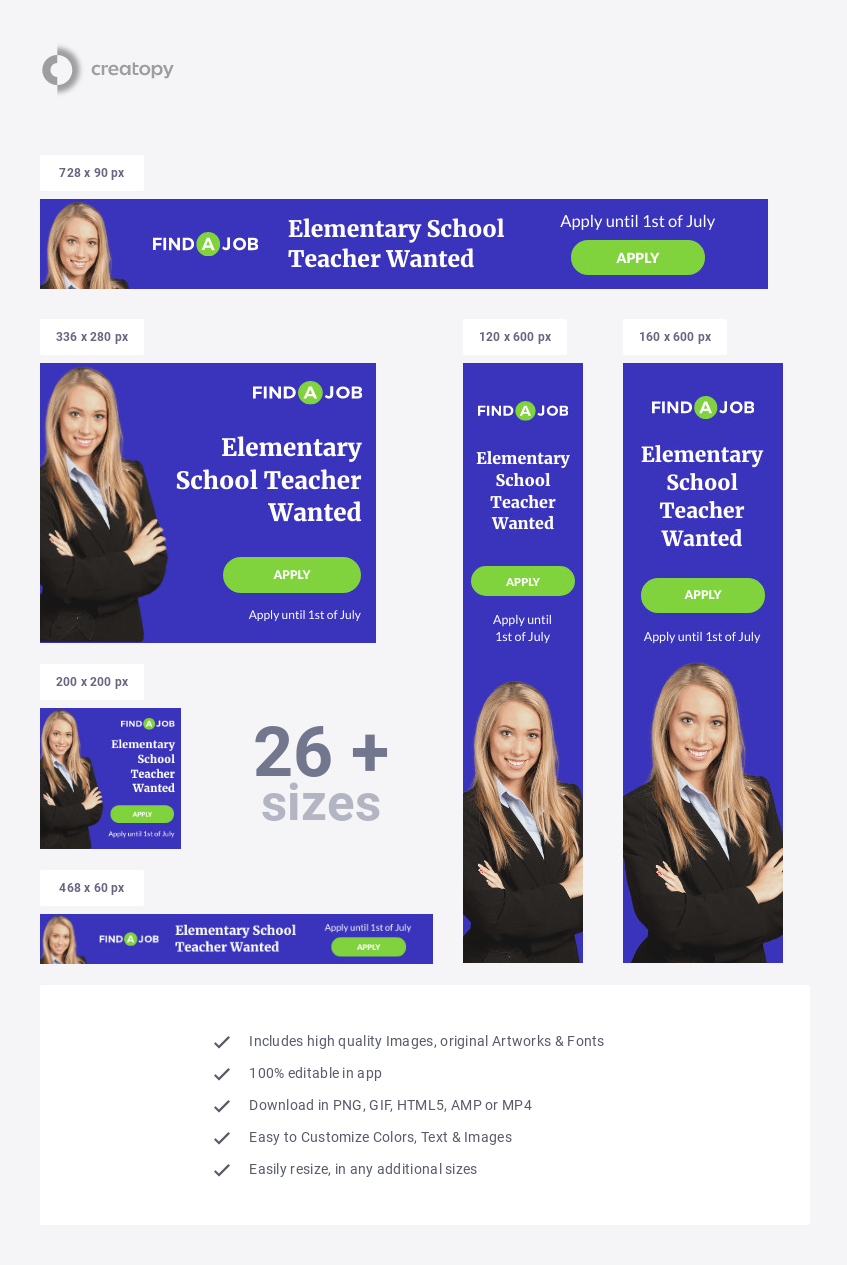Become A Teacher Education Banner Template