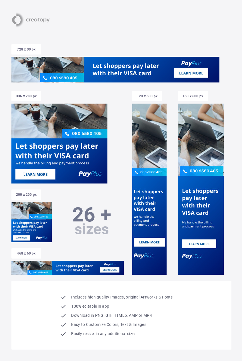 Credit Card Banner Template