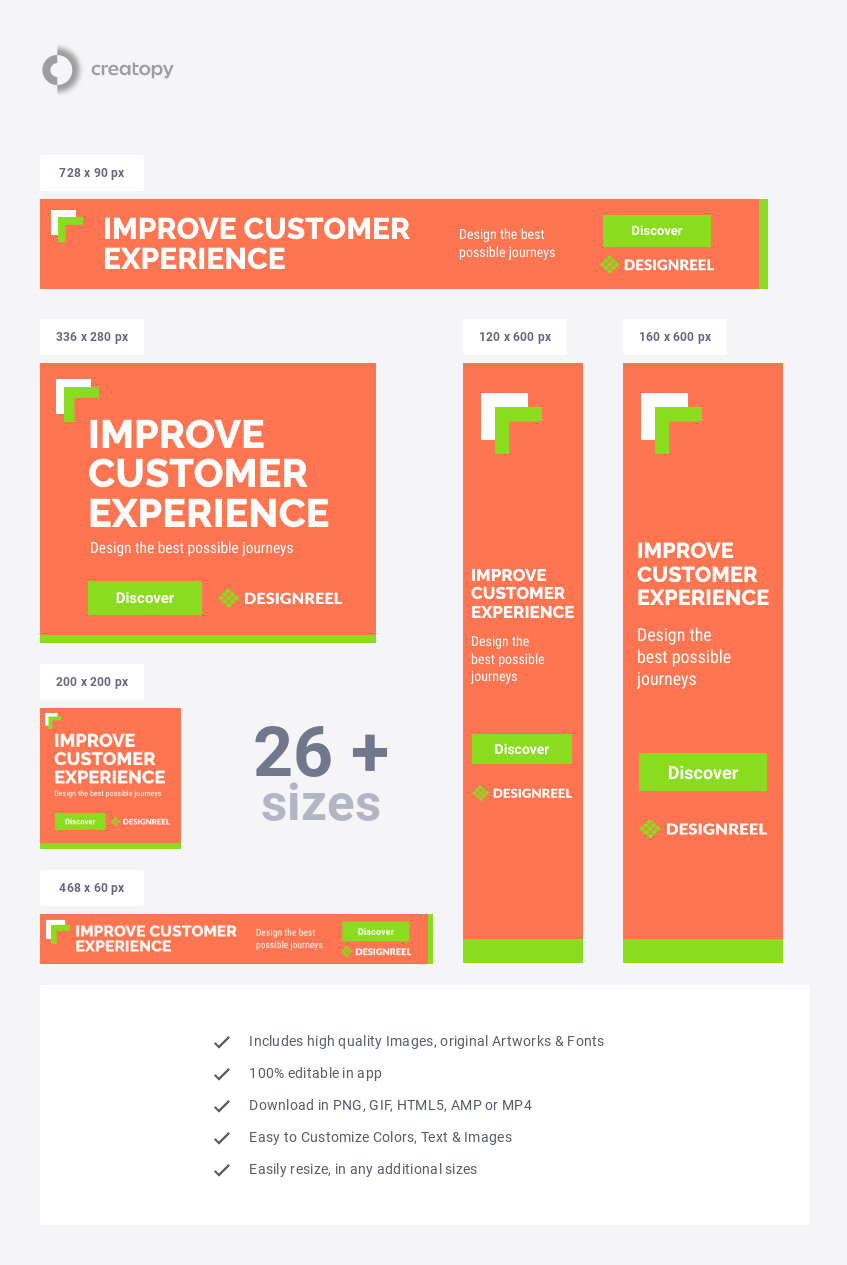 Customer Service Banner Template