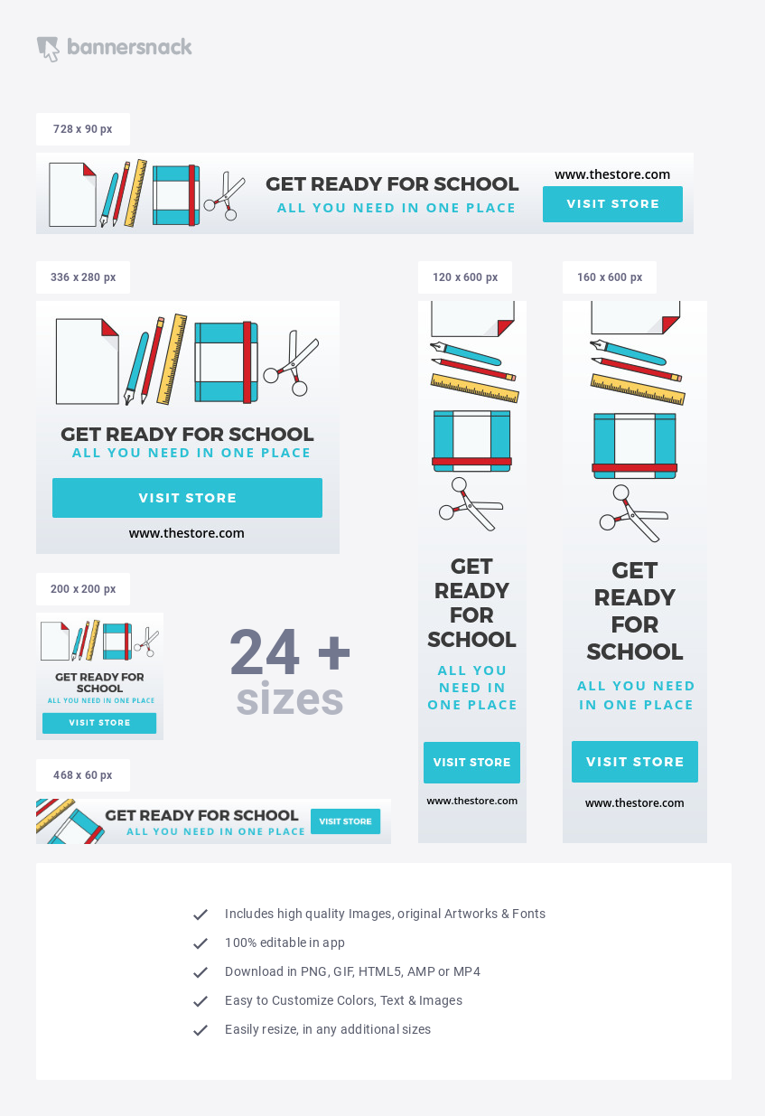 Back To School Banner Template