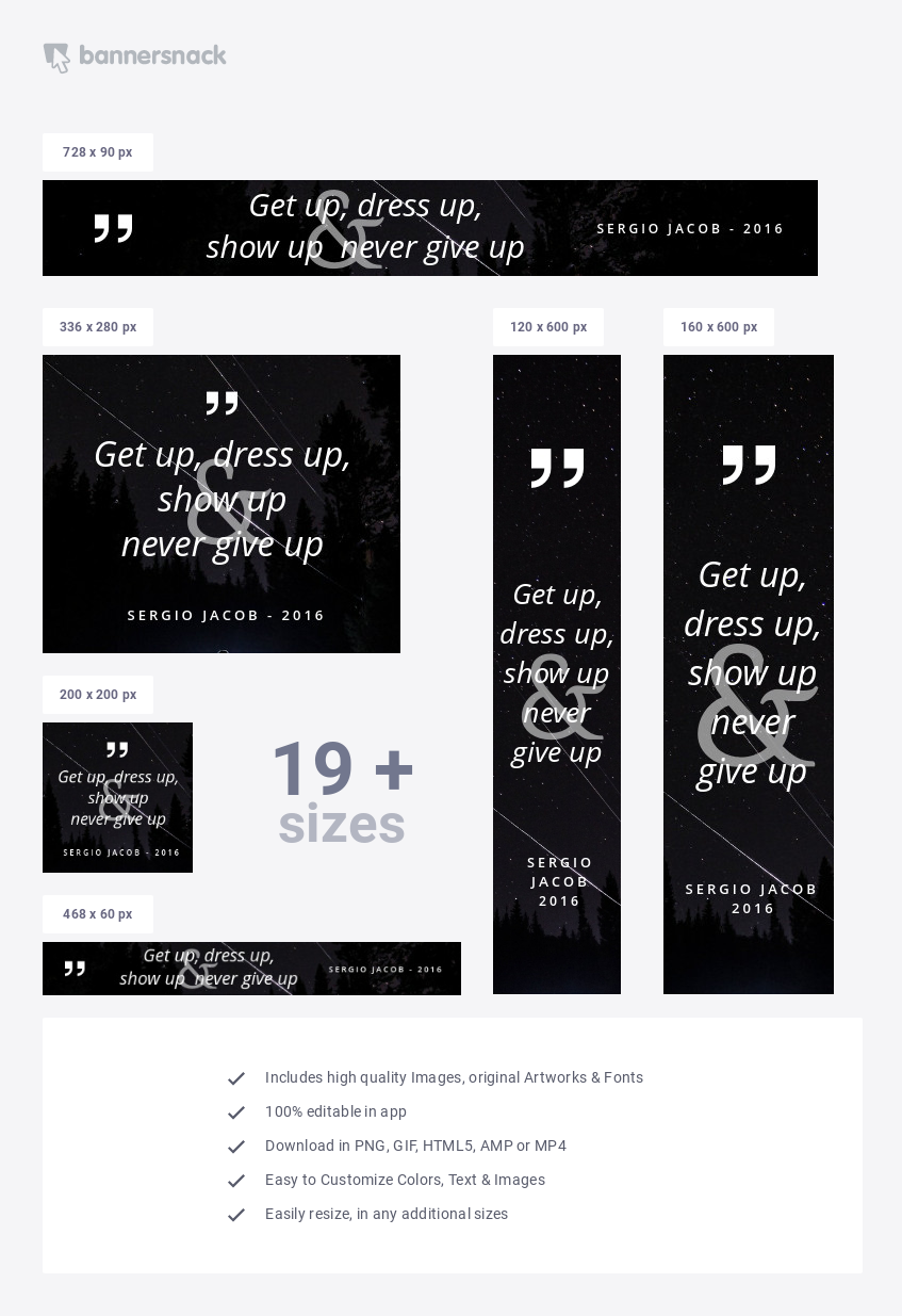 Blog Quote Banner Template