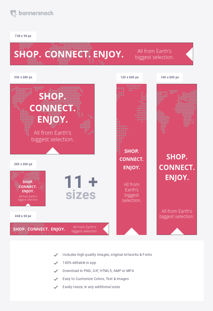 Shopping Banner Ad Template