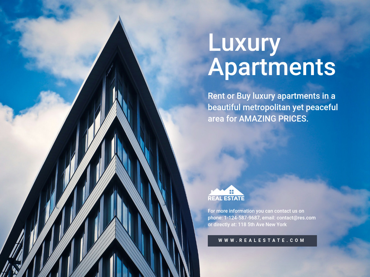Luxury Real Estate Banner Ad Template