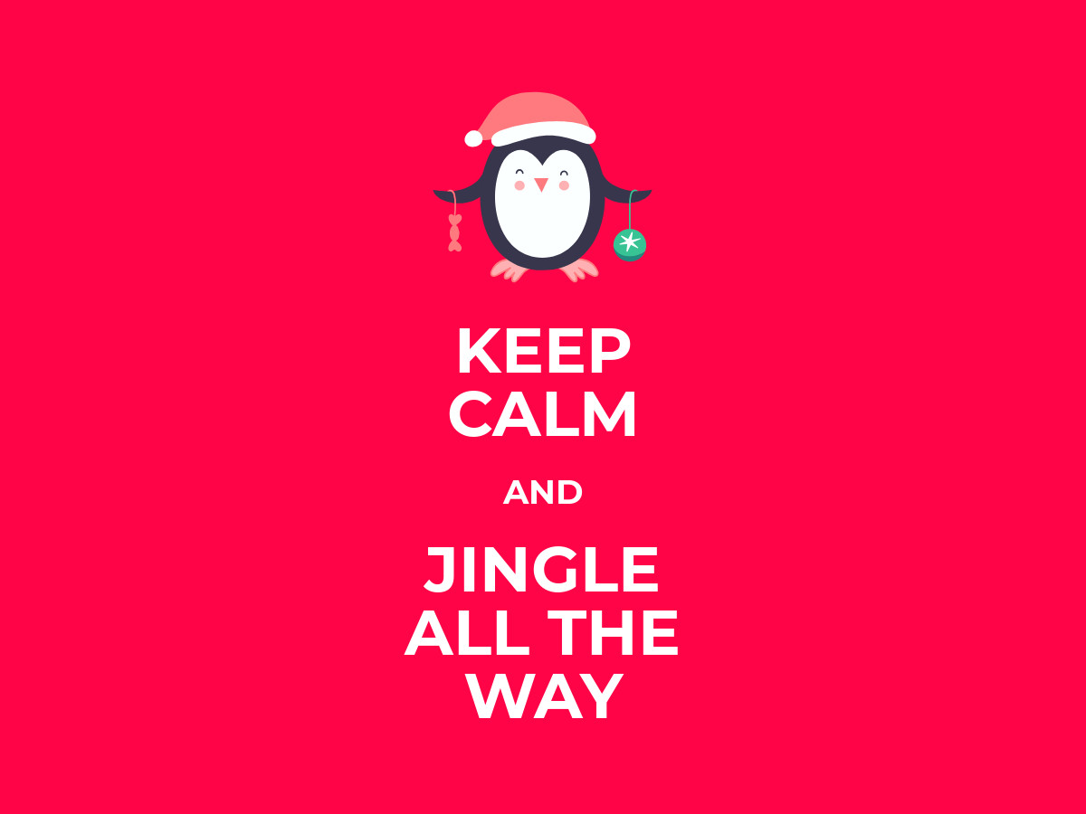Keep Calm It S Christmas Banner Template