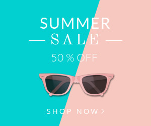 Summer Shopping Banner Template