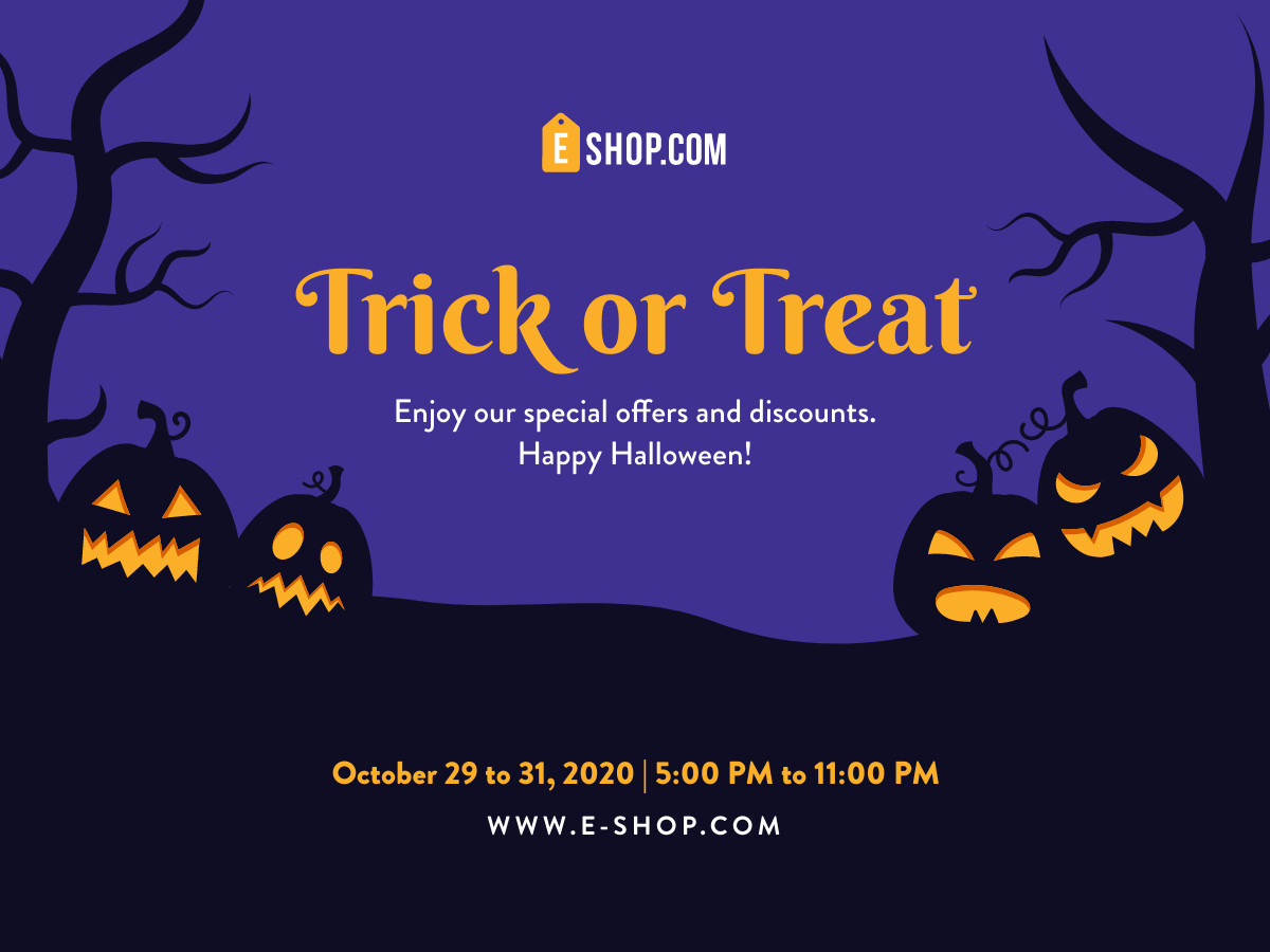 Social Media Halloween Banner Templates Graphics Visuals