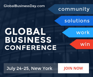 Global Business Conference Banner Template